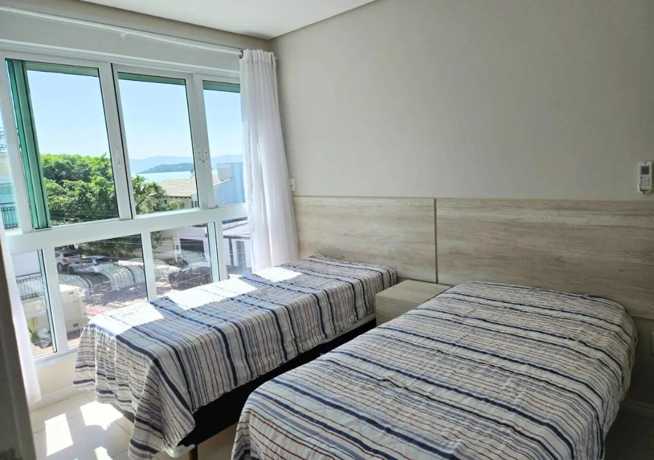 C193 Belo Apartamento De 2 Quartos Em Canasvieiras Com Vista De Frente Para O Mar Florianópolis 아파트